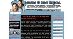 Desktop Screenshot of amarresconmagia.com