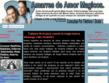 Tablet Screenshot of amarresconmagia.com